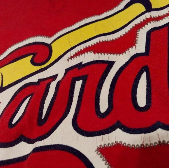 Vintage St. Louis Cardinals Shirt Mark McGwire Starter 90s Ron Gant Auto Large - Picture 7 of 15